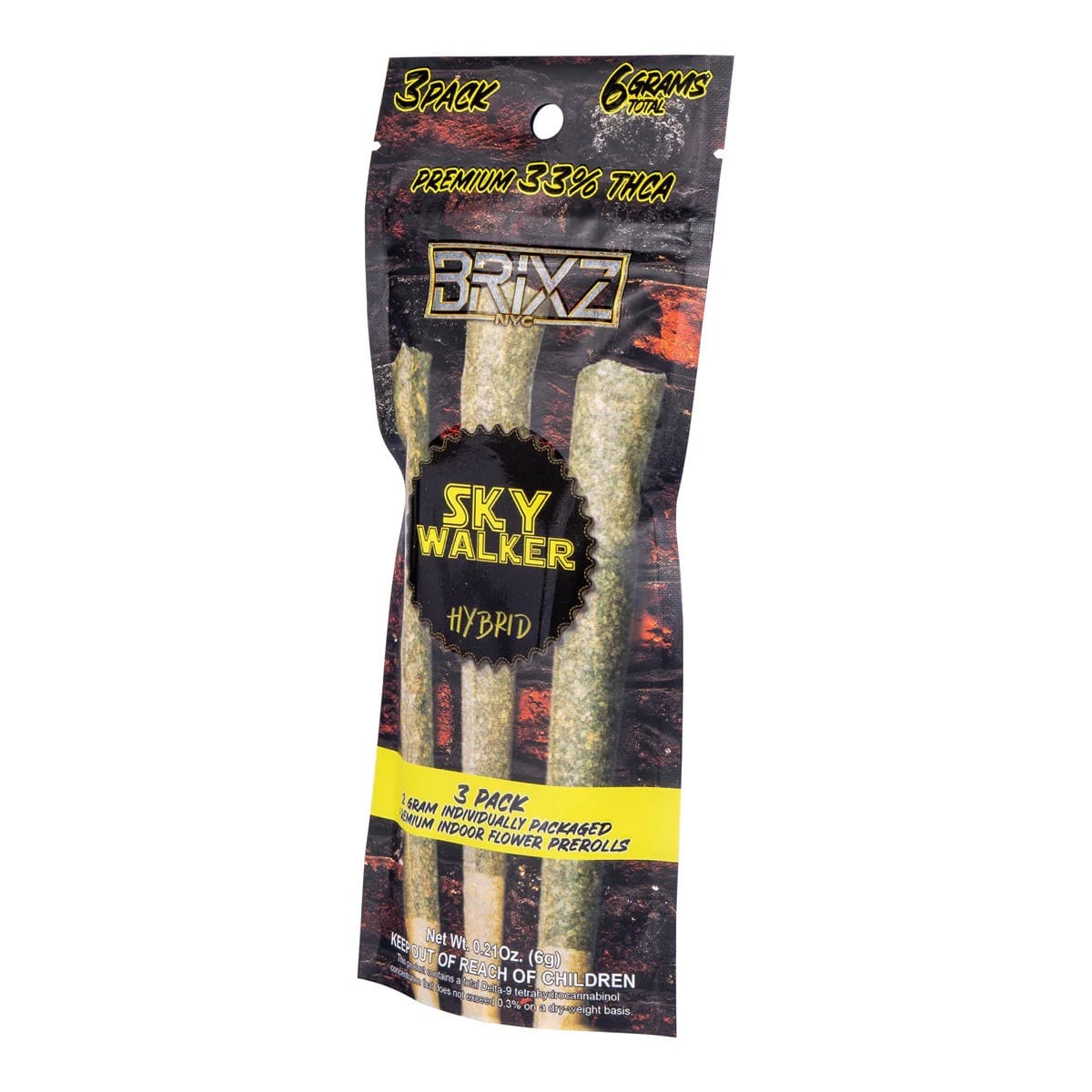 Купите пре-ролл BRIXZ Premium Indoor THCa 2 г (3 шт.) онлайн
