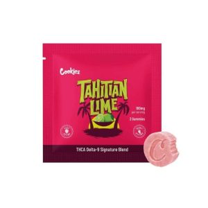 Купить онлайн жевательные конфеты Cookies D9 Infused Gummies (2 шт.) со вкусом таитянского лайма.
