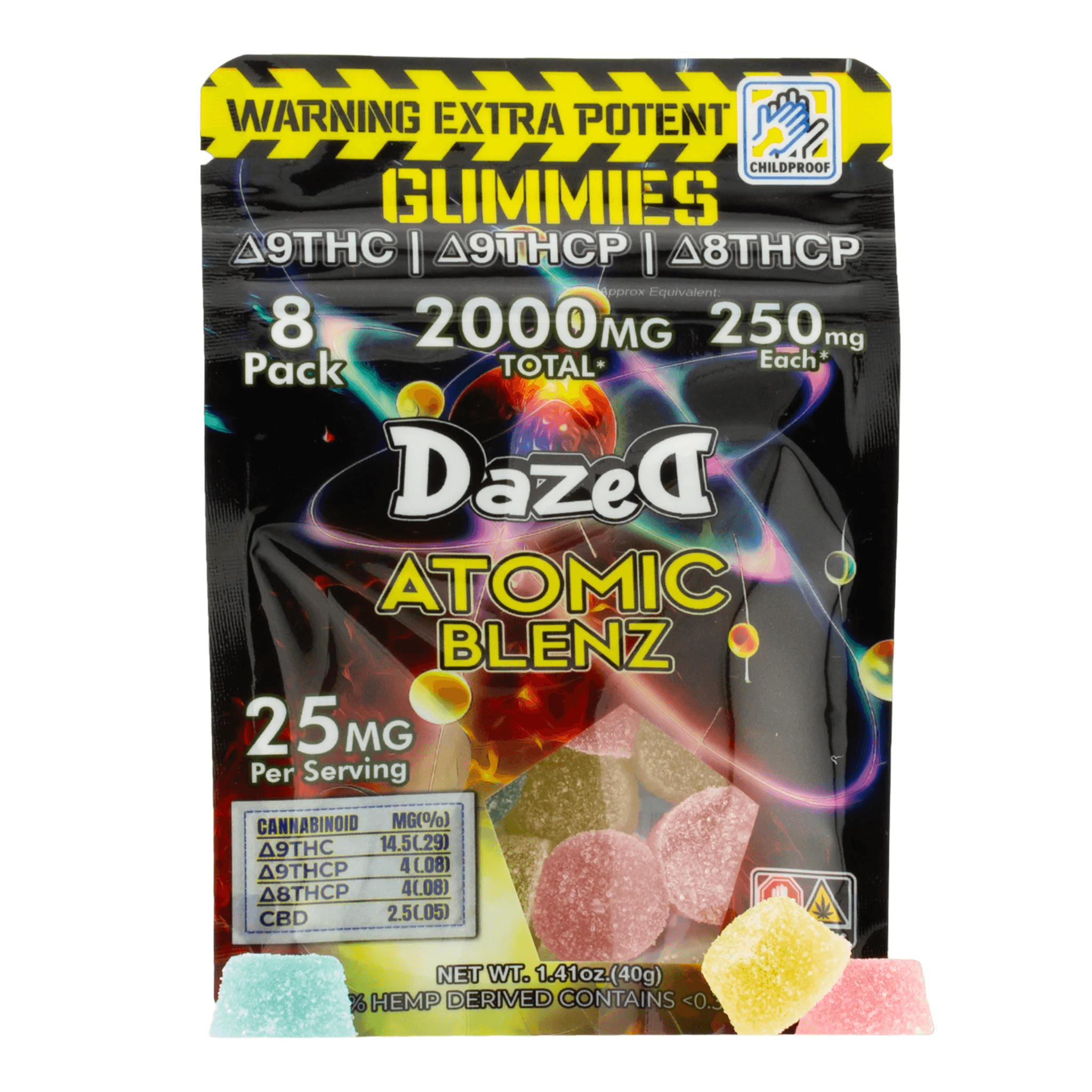 Купить жевательные конфеты Dazed Supersonic Blenz 120 мг (2 шт.) онлайн