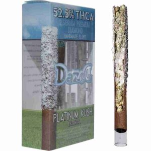 Купить Dazed THCa Diamond Pre-Roll 2.5g - Platinum Kush онлайн