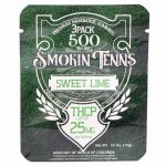 Купить жевательные конфеты Smokin Tenns THCP 165 мг, 3 шт., со вкусом лайма, онлайн.