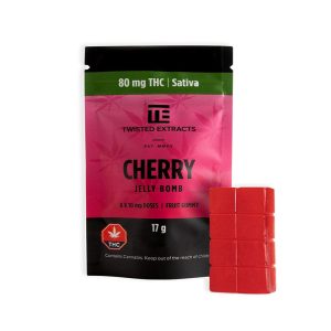 Купить онлайн Twisted Extracts Cherry THC Jelly Bomb