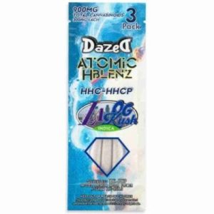 Купить онлайн Dazed Atomic H Blenz Shatterwalkerz Pre-Rolls 2,25 г (упаковка из 3 штук)
