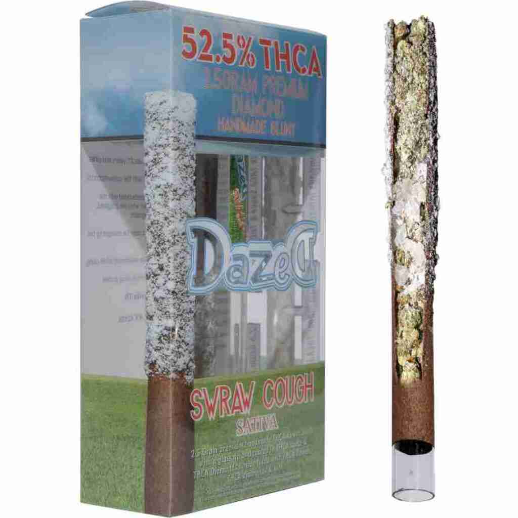 Купить Dazed THCa Diamond Pre-Roll 2,5 г - Straw Cough онлайн
