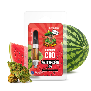 Купить онлайн жидкий CBD-гель Hanfosan Premium Watermelon со вкусом арбуза (1 мл).