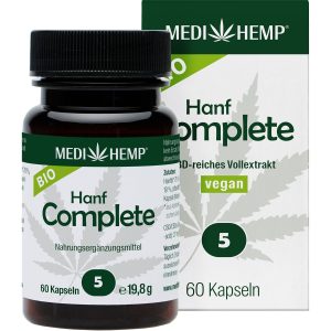 Купить Medihemp Hanf Complete Kapseln 5% Medihemp онлайн