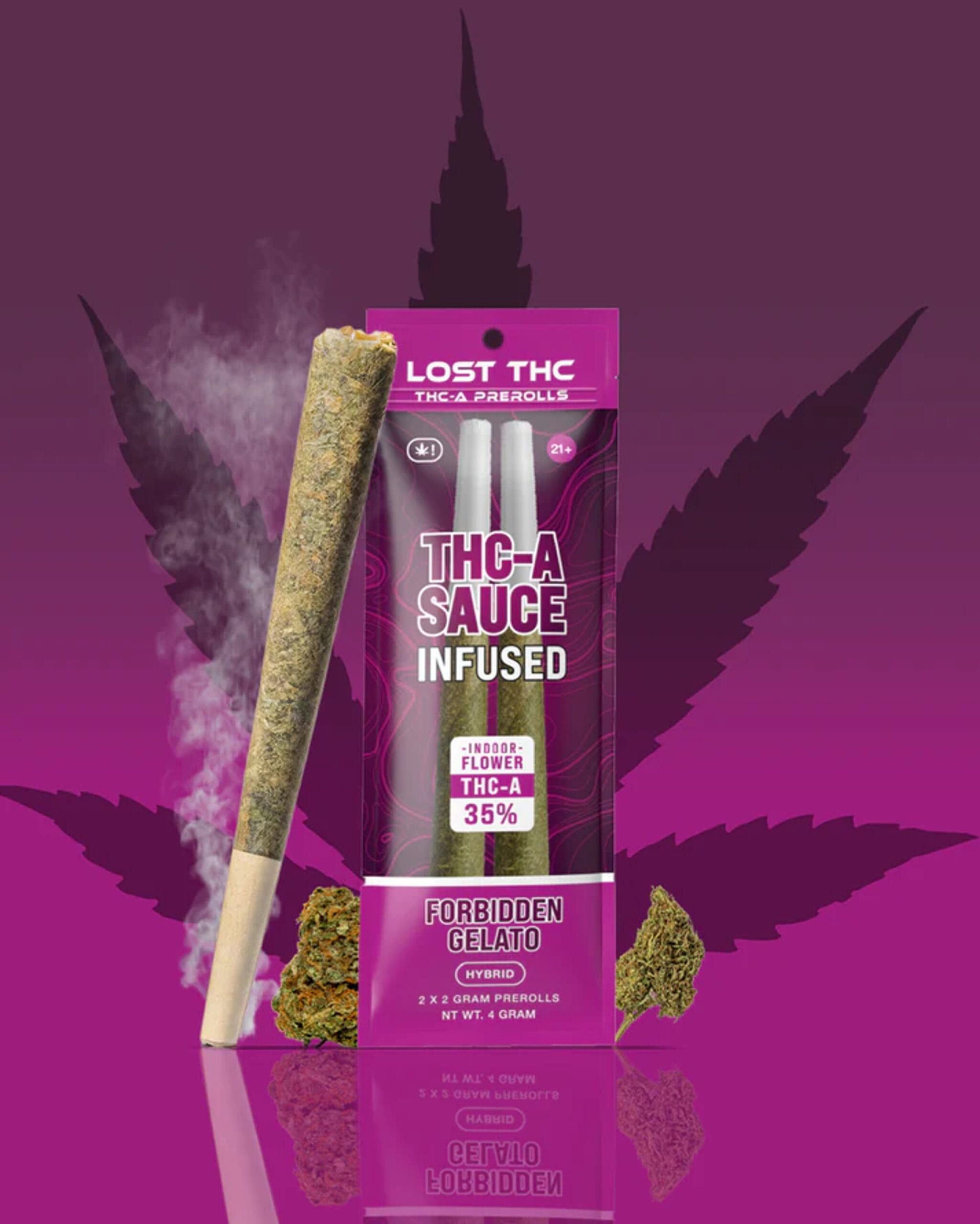 Купить готовые сигареты Lost THC THCa Sauce, 2 x 2 г онлайн