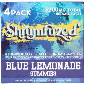 Купить жевательные конфеты Shrumfuzed Nootropic Mushroom Gummies Blue Lemonade онлайн